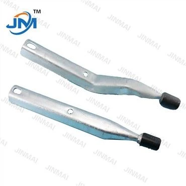 Goupille supérieure de poteau isolant en acier et nylon