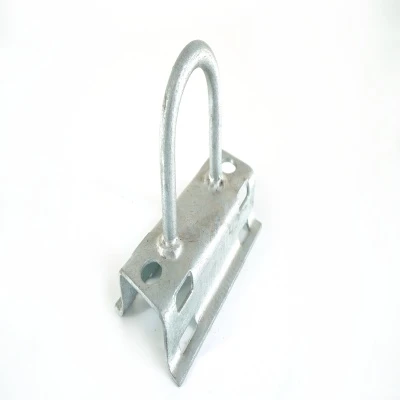 Accessoire FTH Ies Support de poteau en acier galvanisé/Fabricant de support de poteau en acier galvanisé
