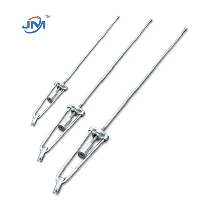 Type réglable d'arc séjour Rod avec les produits galvanisés d'OEM d'immersion chaude de plaque de base